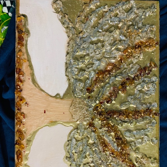 Tree of life glass stones resin art 11/17 inches - Picture 7 of 12